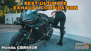Honda CBR650R CB650R Best Ultimate Exhaust Sound Compilation