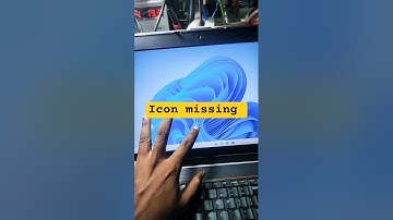 How to Fix Desktop Screen Display Icon Missing Problem in Windows 11#macnitesh#keyboardtricks#2025