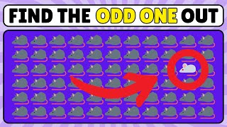 How GOOD Are Your EYES? | Find The ODD ONE Out | EMOJI Edition