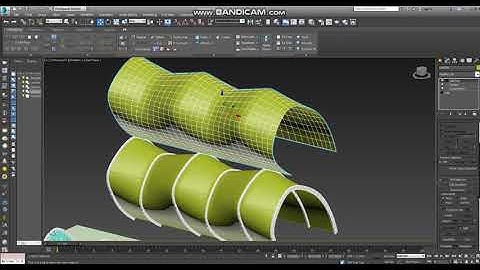 3ds max Surface Editable Spline-Edit Poly