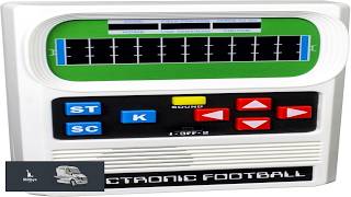 Basic Fun Classic Retro Handheld Football Electronic Game One Size Fits