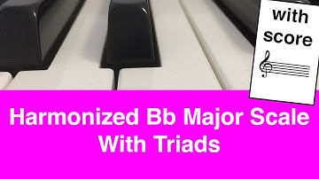 Learn To Harmonize Bb Major Scale On Piano: Easy Tutorial For Beginners | Music Simply Understood