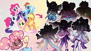 My Little Pony as MAGICAL GIRLS (Timelapse + Commentary)