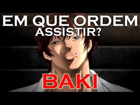 Qual a ORDEM correta para assistir BAKI! #anime #baki #bakihanma #anim