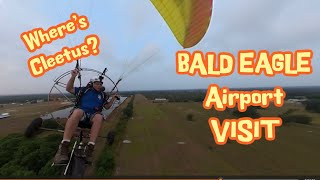 We flew to Bald Eagle Field looking for Cleetus McFarland