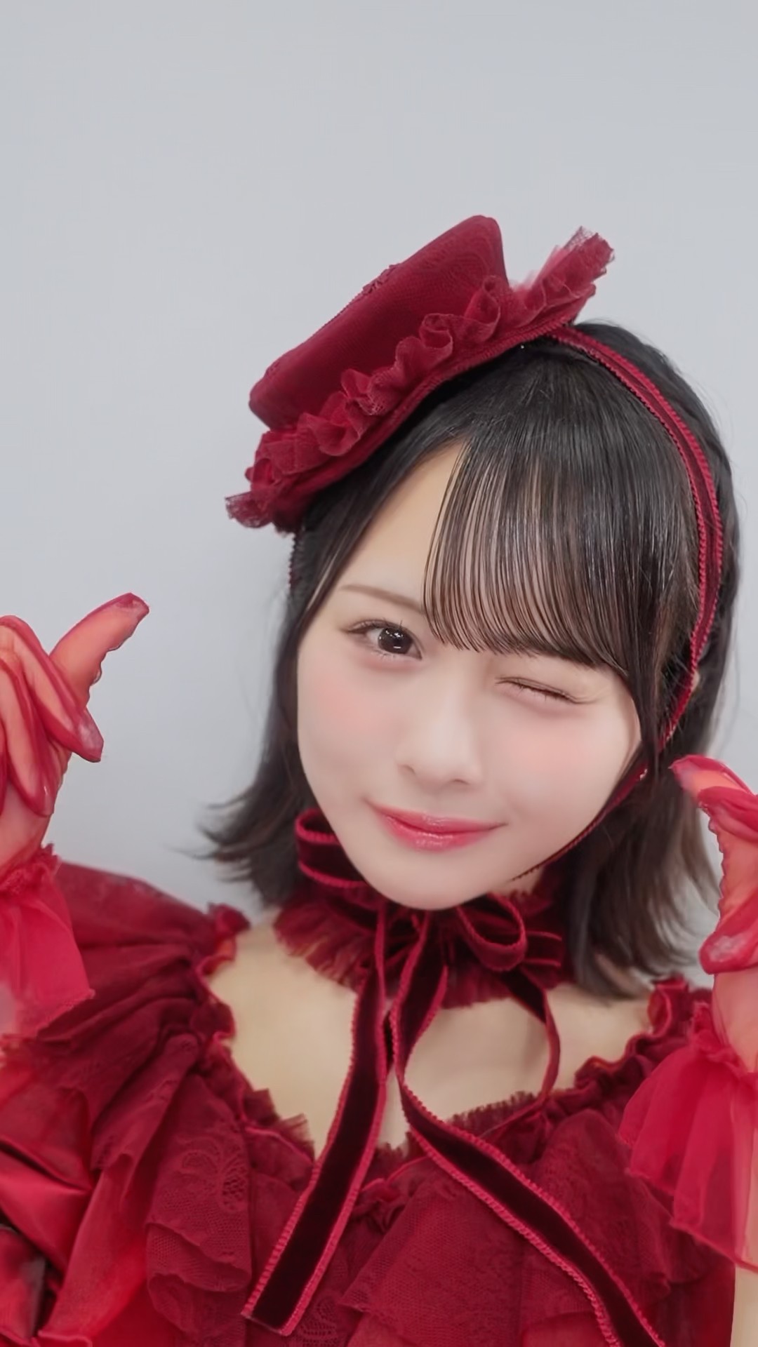 目のハイライトを消す #くださいませチャレンジ 尾木波菜ver.🥀 皆様ご