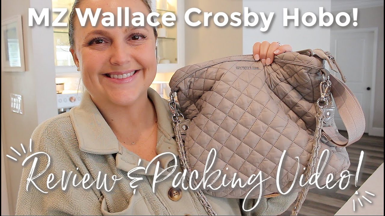 MZ WALLACE, Crosby Hobo Review & Packing Video!