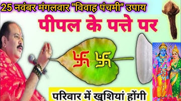 25 नवंबर मंगलवार विवाह पंचमी के दिन अपने दाम्पत्य जीवन को खुशहाल बनाने का मौका न गवाए।#vivah panchmi