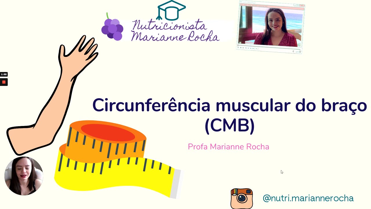 COMO ACHAR A CIRCUNFERÊNCIA MUSCULAR DO BRAÇO | AVALIAÇÃO NUTRICIONAL