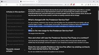 Upwork's New Service Fee