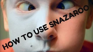 Applying and sealing SNAZAROO