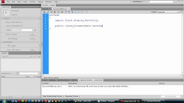 DevNote Tutorial:  Intro to Flash Driven by ActionScript 3.0