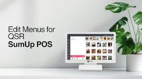 How to Edit Menus in SumUp POS for Quick Service Restaurants (QSR)