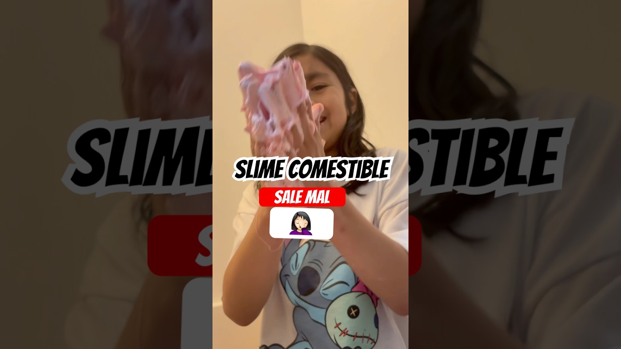 Slime Comestible Casero #slime #shortvideo #shorts