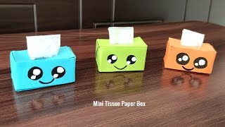 DIY - Easy Origami Tissue Box | How to make an Origami Tissue Paper Box