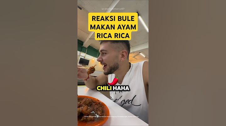 REAKSI BULE NYOBAIN AYAM RICA RICA‼️ #food #streetfood #kuliner #shortviral