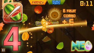 Fruit Ninja: Gameplay Walkthrough Part 4 - Amazing Score! (iOS, Android)