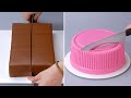 Wonderful cake decorating tutorials  amazing chocolate cake decorating idea  satisfying cakes