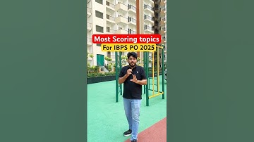 Most scoring topics for IBPS PO 2025 ￼#ibpspo2025 #vishalsirog