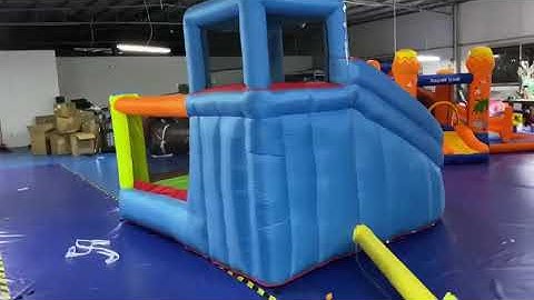 Inflatable Outdoor Water Slide Bouncer with Swimming Pool Inflatable Jumping Bouncy Castle