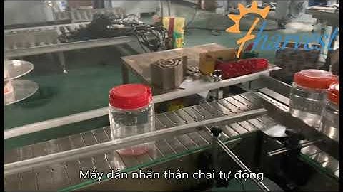 Máy chiết rót piston servo tự động,máy đóng nắp vít,máy dán nhãn thân chai (2021)