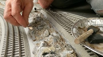 How to Paint Model Railroad Scenery using Woodland Scenics Pigments, Video 3 of 3