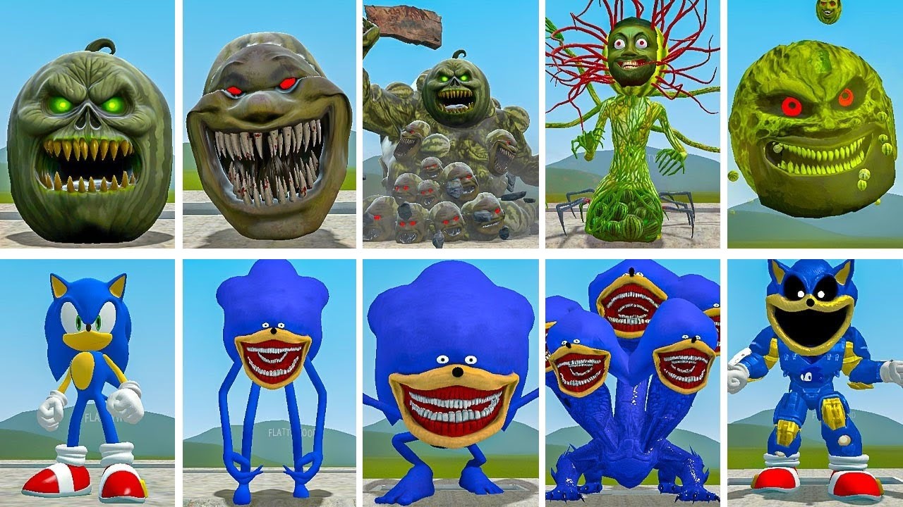 ALL NEW LIN GANG BOSS FAMILY VS ALL SONIC MECHATITAN FAMILY ? in Garrysmod!,...