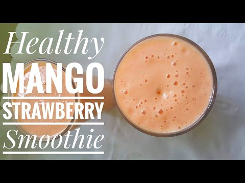 mango-strawberry-smoothie-recipe-|-healthy-smoothie-recipe-|-how-to-make-mango-strawberry-smoothie