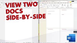 View Two Documents Side-by-Side in Word - Full Guide