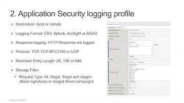 BIG IP ASM Logging profiles