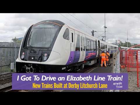 Driving an Elizabeth Line Train on the Test Track!