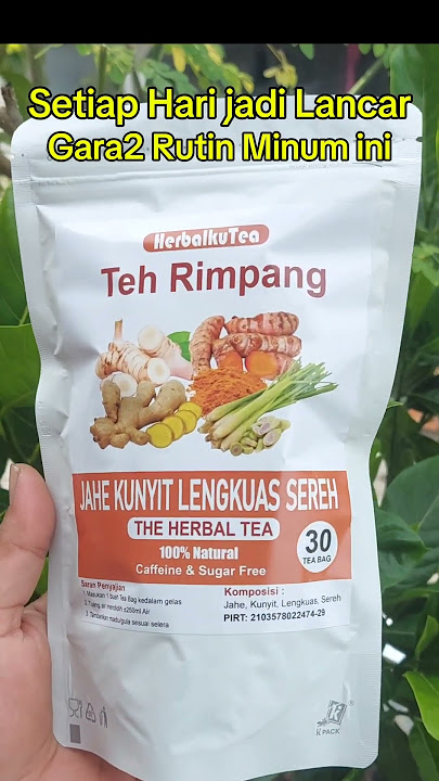 Teh Detox Tubuh | Ramuan JSR | Ramuan Rimpang Jahe Kunyit Lengkuas Sereh