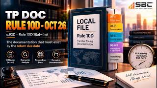 Rule 10D Explained: What Goes Inside Your Transfer Pricing Local File | SBC
