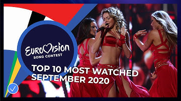 TOP 10: Most watched in September 2020 - Eurovision Song Contest