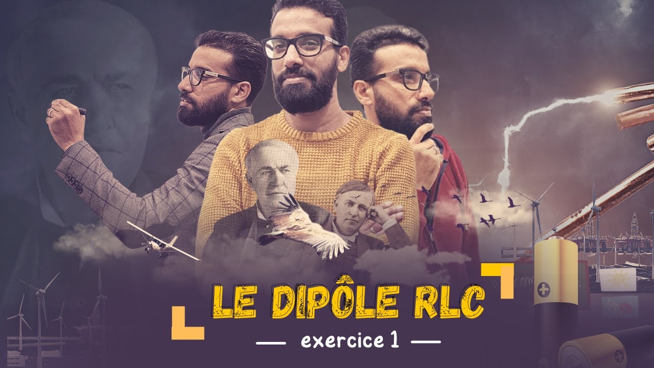 2Bac Biof  Le Dipôle RLC  [ Exercice 1:Corrigé  ]-prof othmane