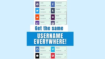 How to get the same social media username everywhere (using Namecheckr and Knowem)