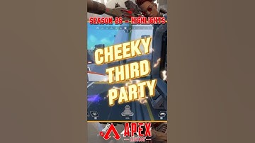 Cheeky Apex Legends Third Party #shorts