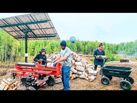 Firewood x Homemade Soap! Our Off Grid Life In Alaska!