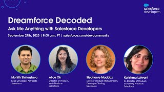 Dreamforce Recap for Developers: Ask me Anything with Salesforce Developers | September 2023
