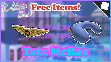 Free Items in Roblox Tate McRae Experience