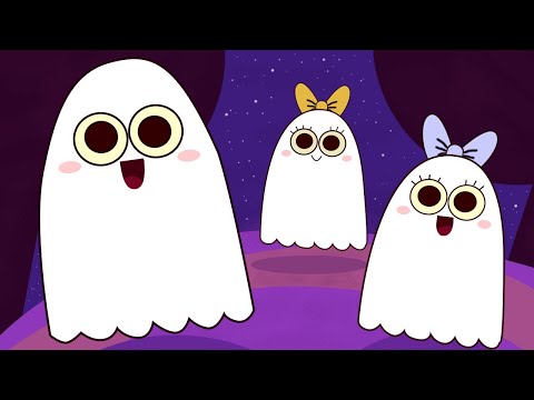 ♫ Five Little Ghosts | Halloween Song for Kids | Simple Kids Songs ♫