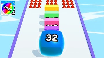 Ball Run 2048 Merge Number ! MAX LEVELS Gameplay Walkthrough New Update Part 42 android, ios