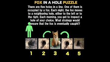 Google Interview Question | Fox in a Hole Puzzle