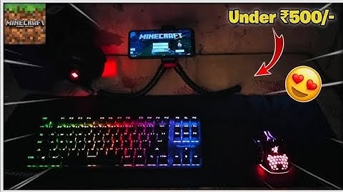 My Mini Dream Setup is Complete 😍| Play Minecraft Pocket Edition with Keyboard and mouse |#minecraft