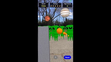 Space Alien AR Augmented Reality iPhone App Preview