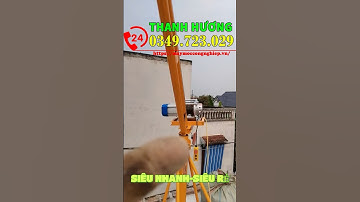 cẩu xoay 360 độ 500kg.800kg.1 tấn. tời vật liệu xây dựng.siêu nhanh 35m/p. GIÁRẺNHẤT#xuhuongyoutube