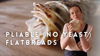 Quick Pliable Flatbreads  (no yeast) with just three Ingredients | The Farming Chefs | Ep 23 Details
