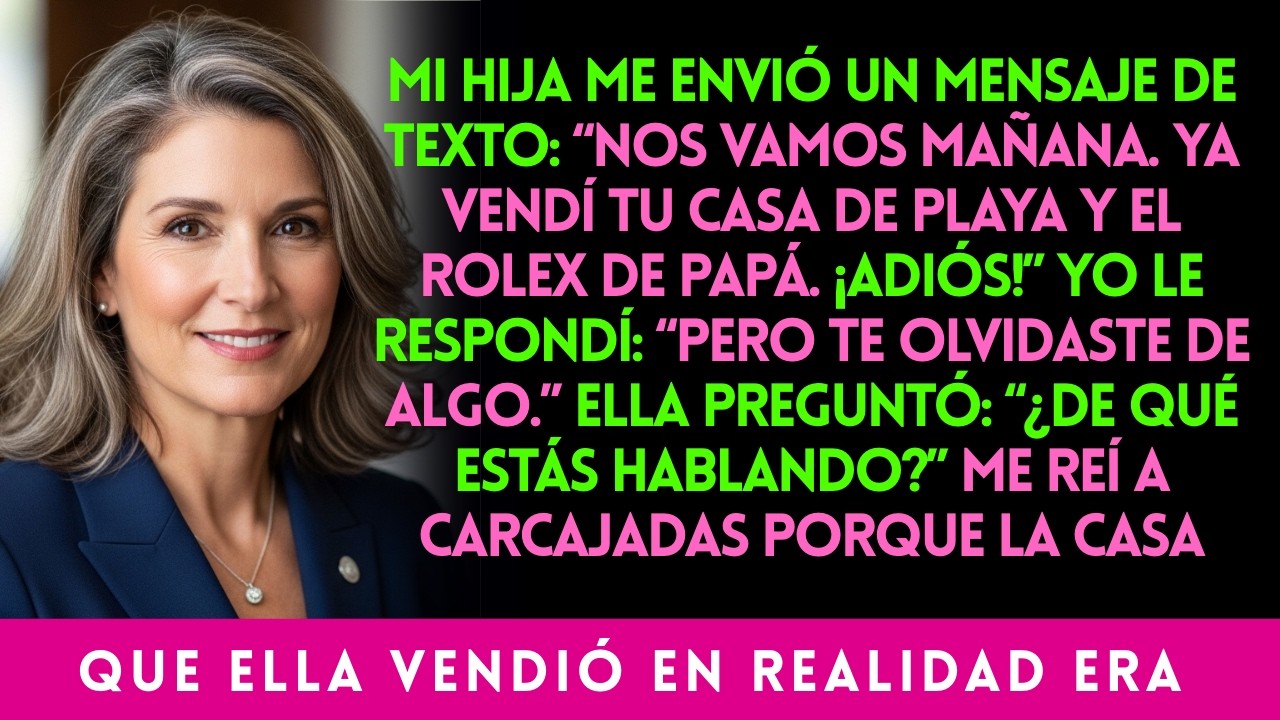 🔥MI HIJA ME ENVIÓ UN MENSAJE DE TEXTO…