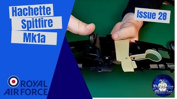 Build the Spitfire Mk1a - Fitting the left landing gear