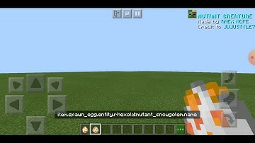 Old mutant snow golem vs icy golem